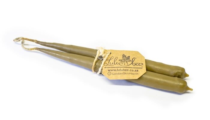 Bug Away Beeswax Candles