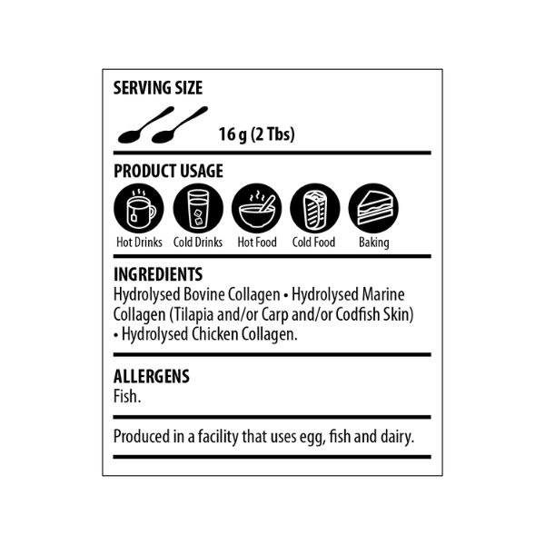 Multi Collagen Powder -Type I, II and III